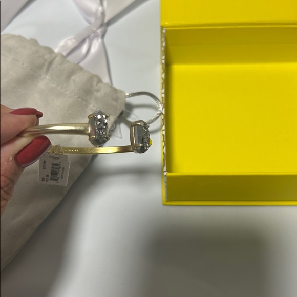 Kendra Scott Jewelry | Kendra Scott Cuff Bracelet. Gold Edie Style New - Picture 8 of 10